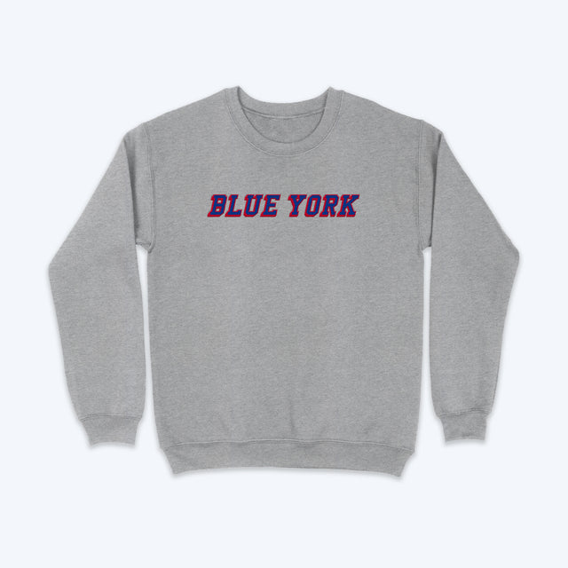 Blue York • Crewneck (Grey)