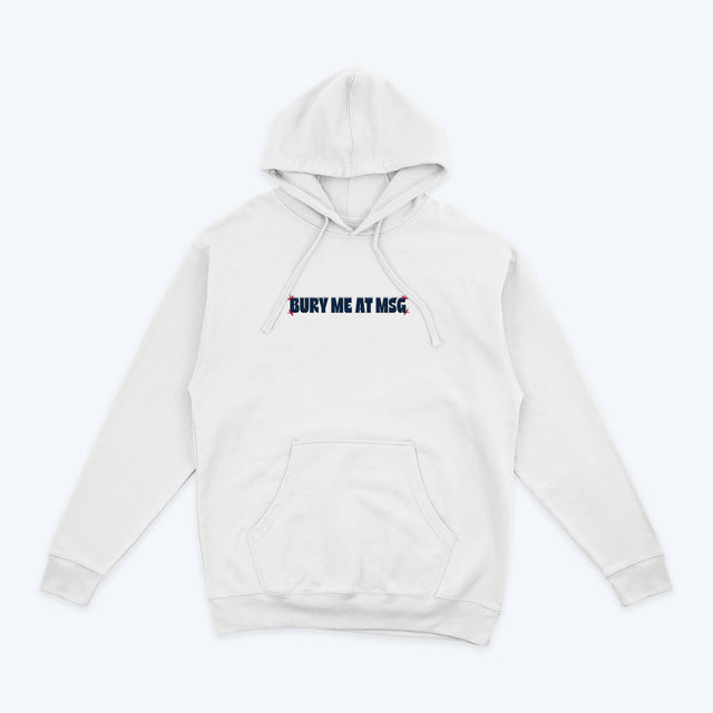 Bury Me at MSG • Casual Hoodie (White)