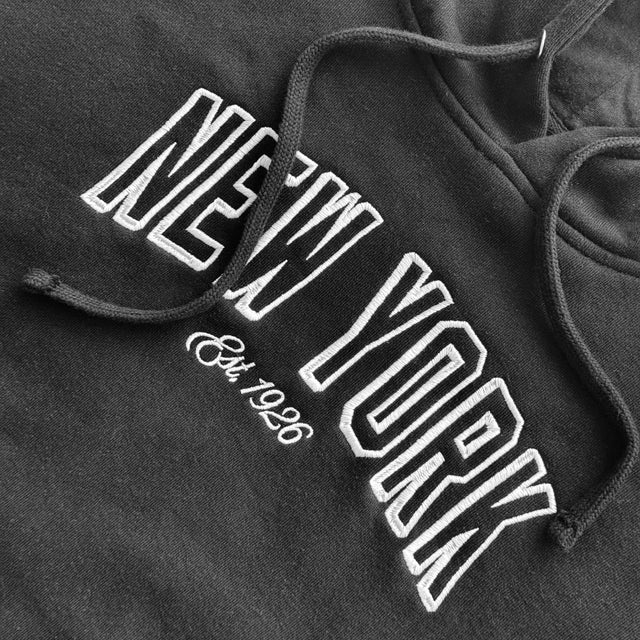 New York • Casual Hoodie (Black)
