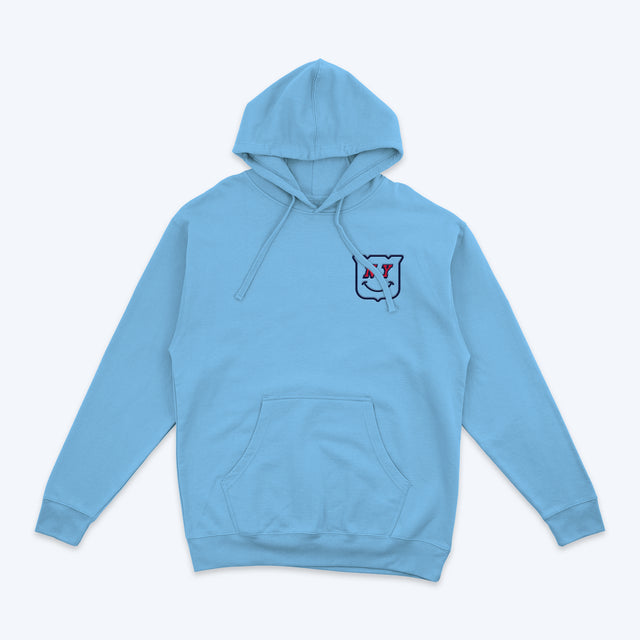 NY Smile • Casual Hoodie (Ice)