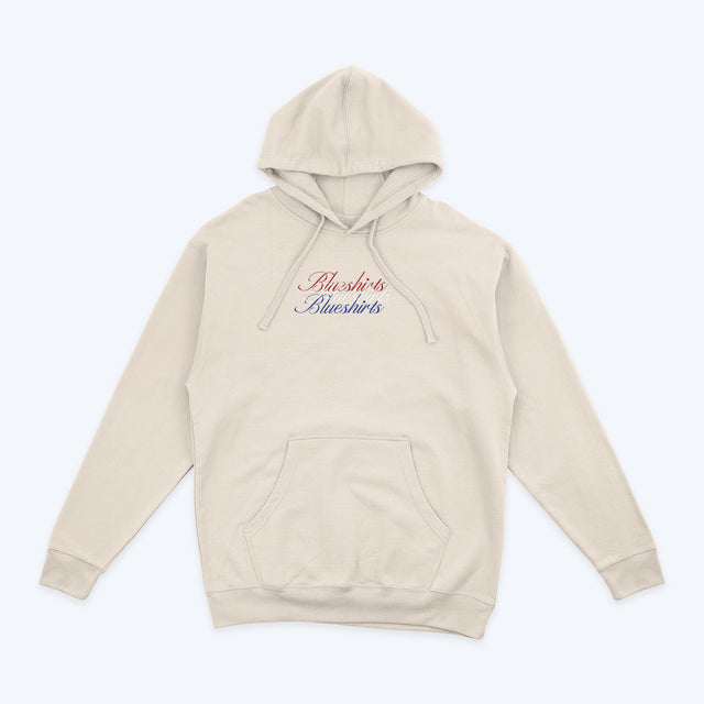 Blueshirts Script • Casual Hoodie (Cream)