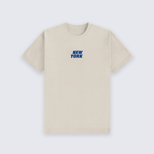 NYG Football Smile • Tee (Cream)