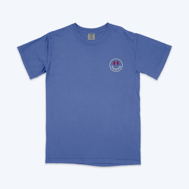 RNGRS :) • Embroidered Tee (Blue)