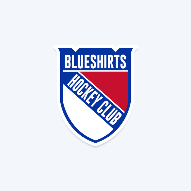 Blueshirts Hockey Club Shield • Sticker