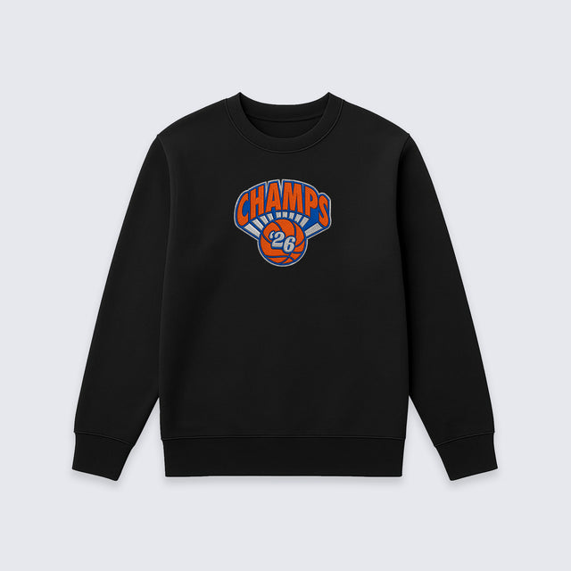 CHAMPS • Crewneck (Black)