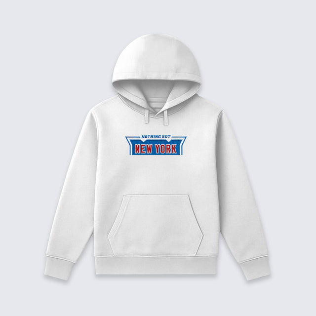 Nothing But New York • Casual Hoodie (White)