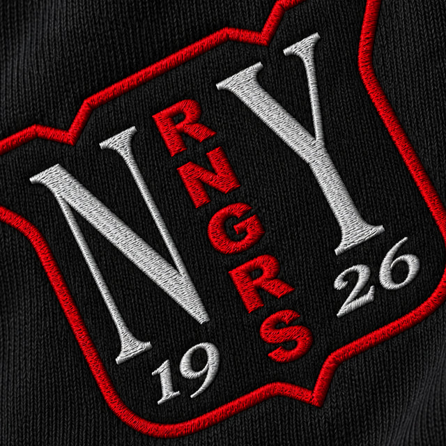 RNGRS Crest • Casual Hoodie (Black)