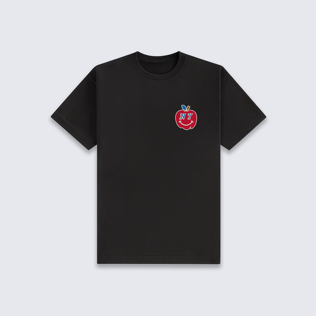 NY Apple Smile • Tee (Black)