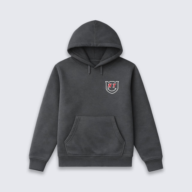 Centennial Smile • Premium Hoodie (Steel)