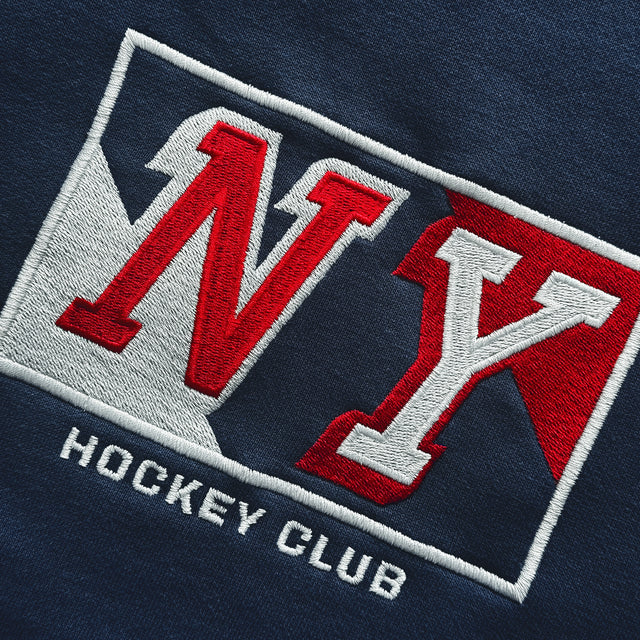NY Hockey Club • Casual Hoodie (Navy)