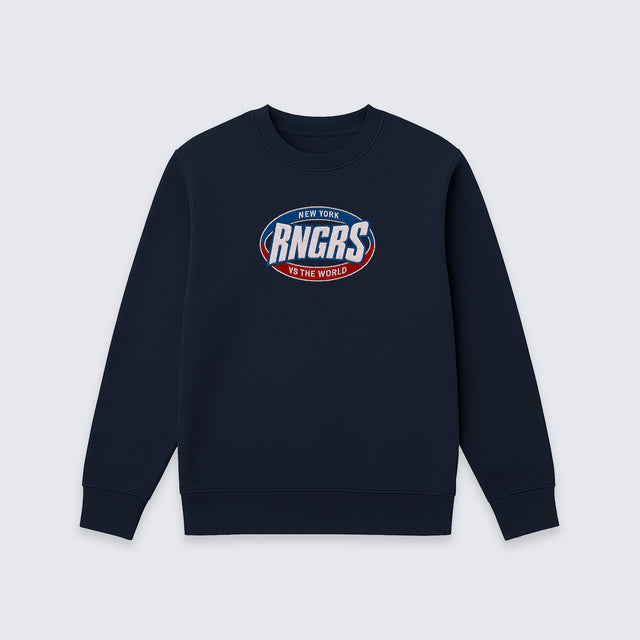 RNGRS vs THE WORLD • Crewneck (Navy)