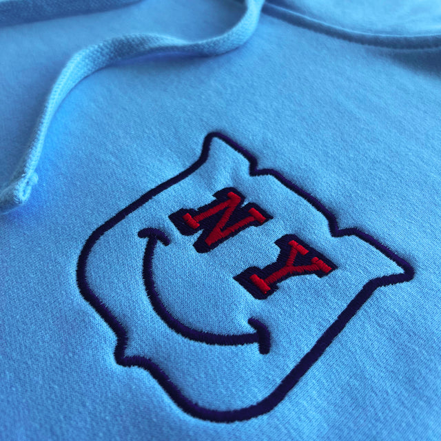 NY Smile • Casual Hoodie (Ice)